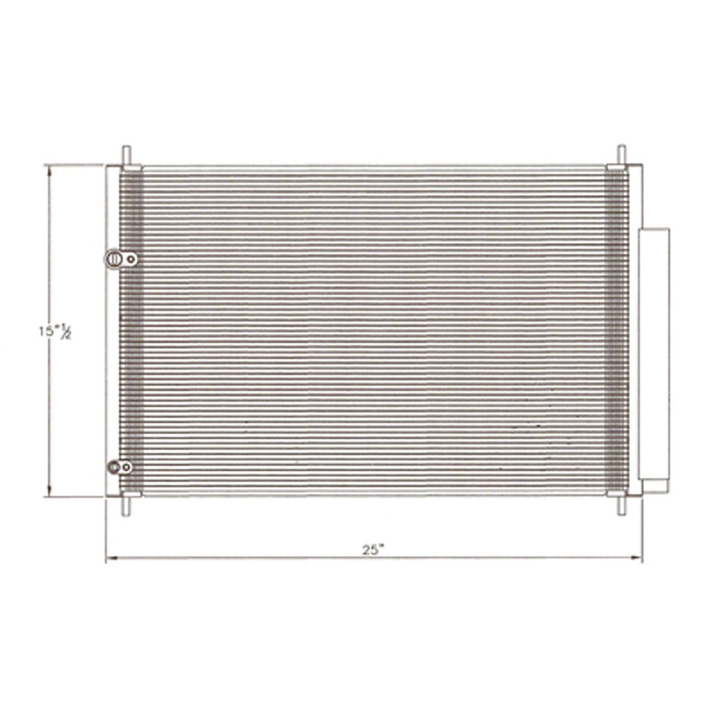 Replacement A/C Condenser Repair Part For 2009-2019 Toyota Corolla Sedan