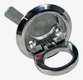 Marine Pull Lift Latch for Face Cutout 3 3/8" (Non Locking Stainless Steel)