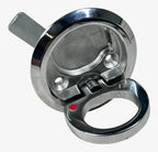 Marine Pull Lift Latch for Face Cutout 3 3/8" (Non Locking Stainless Steel)