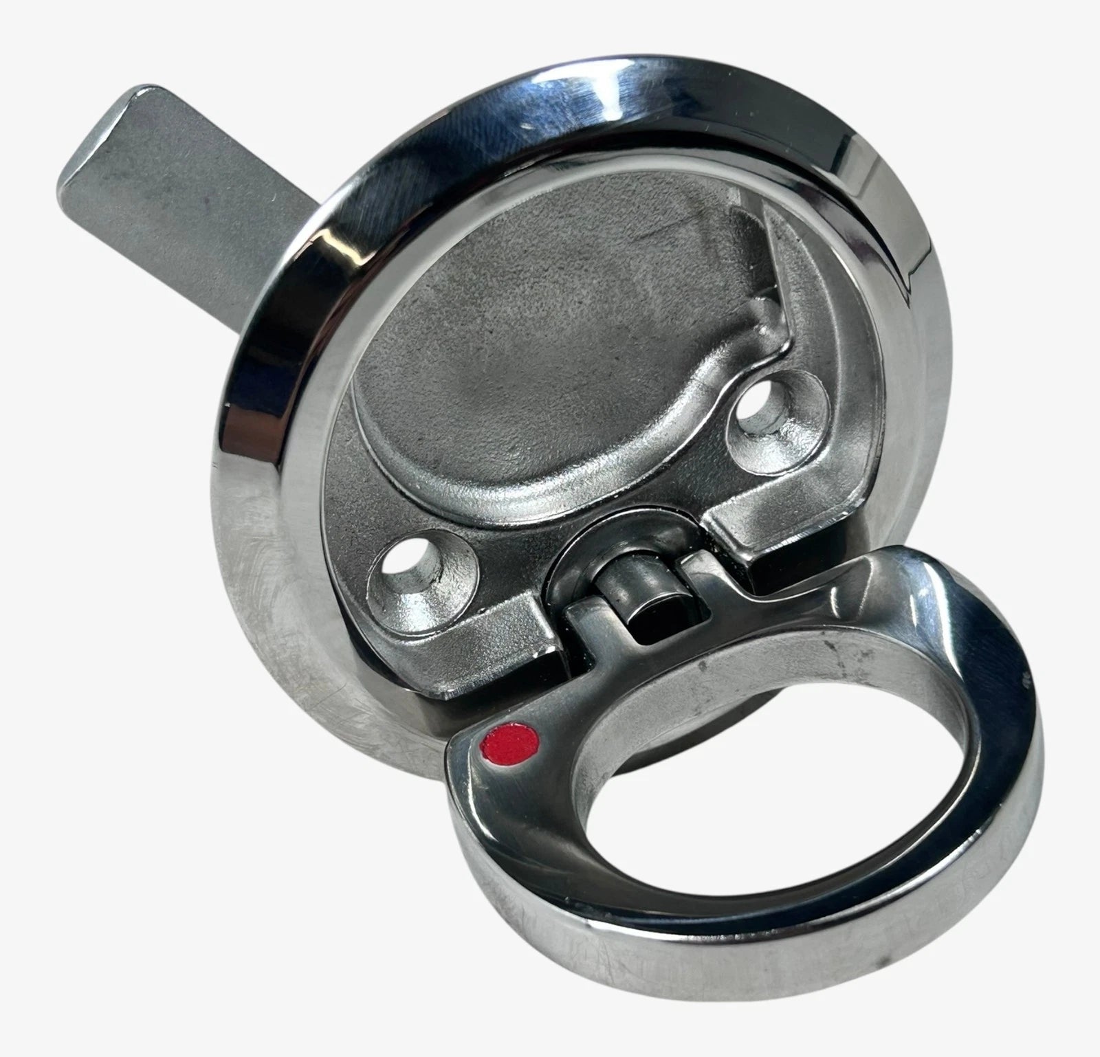 Marine Pull Lift Latch for Face Cutout 3 3/8" (Non Locking Stainless Steel)
