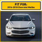 Chrome Front Bumper Fog Light Molding Cover for Chevy Malibu (2016–2018)