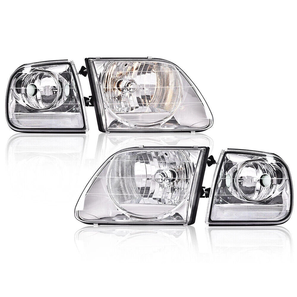 Headlight and Corner Light Assembly Pair for Ford F150, Expedition (1997–2003)