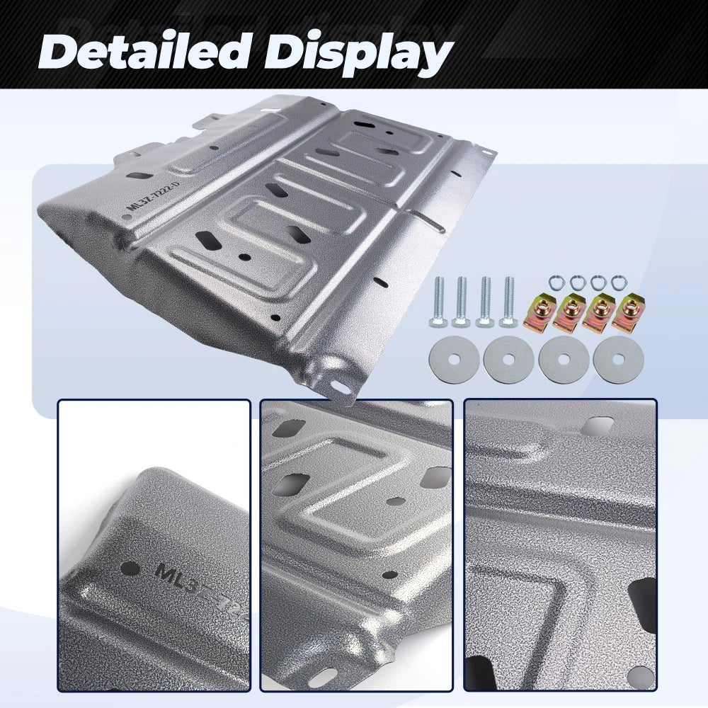 Manganese Steel Splash Panel Shield for Ford F-150 (2015–2024) ML3Z-7222-D