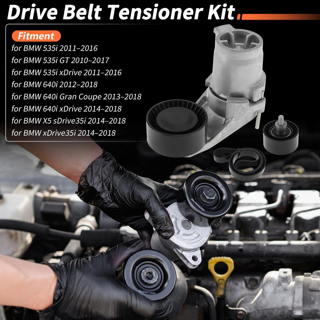 Set of 1 Drive Belt Tensioner Kit for BMW 535i (2011–2016) No. 11287599097