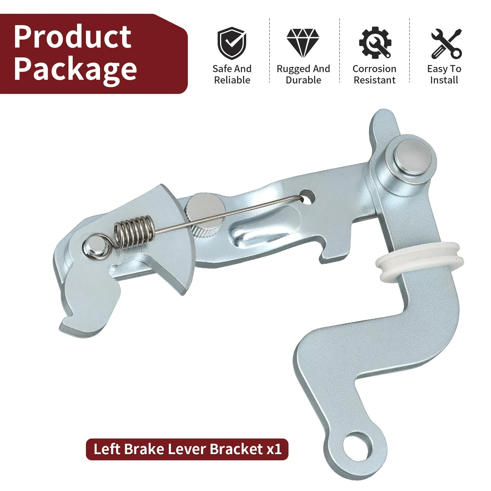 Left Brake Lever Bracket 13236-1356 for Kawasaki Mule 3000 3010 (2001–2008)