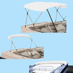 Bimini Top Boat Cover for 4 Bow (96"L x 54"H x 54"-60"W)