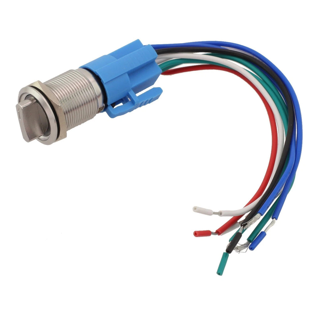 19mm Selector Rotary Switch for Industry Equipment (Latching, 3 Positions)