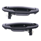 2 x Front Right & Left Outer Door Handle Black for Hyundai Santa Fe SM (2000–2005)