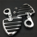 HTTMT 1.5" Wing Footpegs Male Mount P Clamps for Honda GL1800 1500 1100 1200