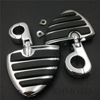 HTTMT 1.5" Wing Footpegs Male Mount P Clamps for Honda GL1800 1500 1100 1200