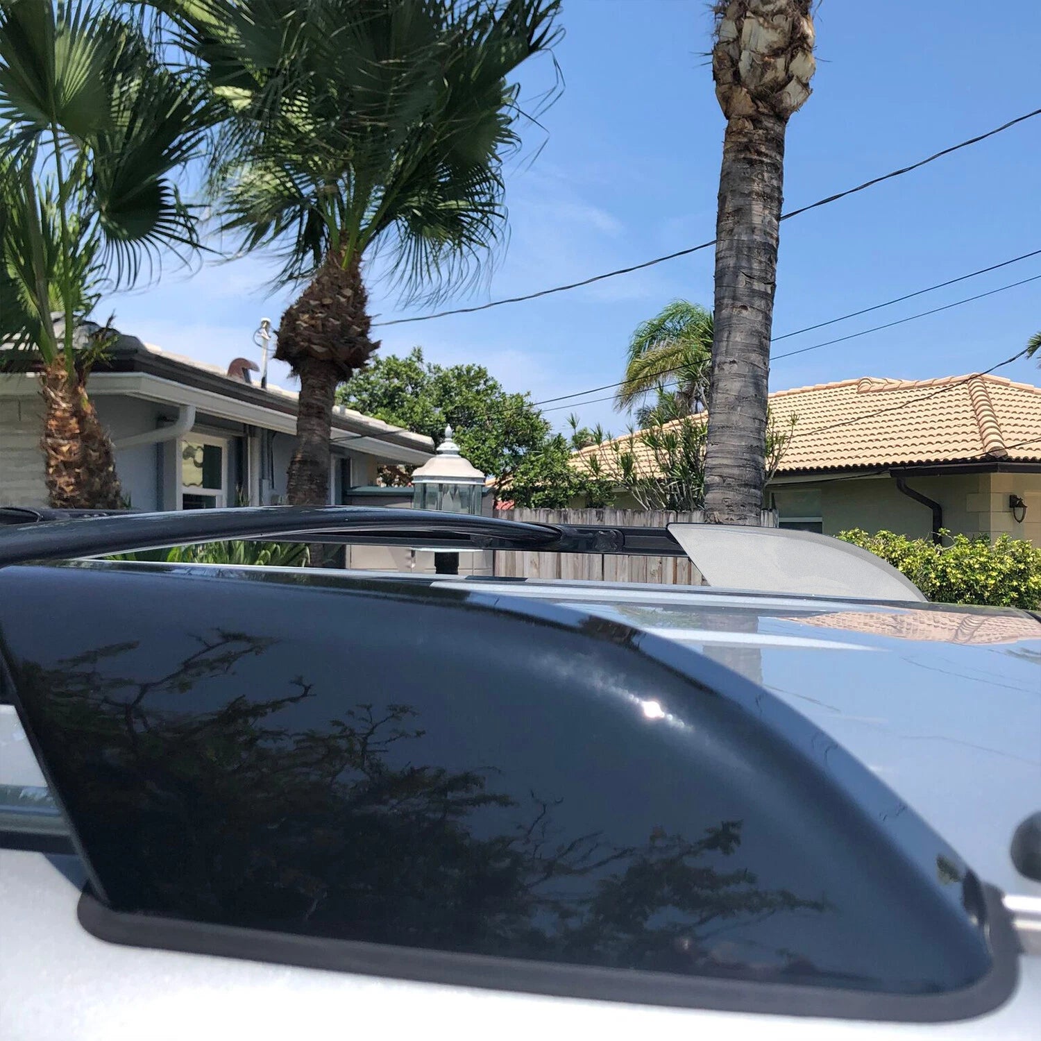 Set of 4 Roof Rail End Cover Caps for Toyota 4Runner (2003–2009)