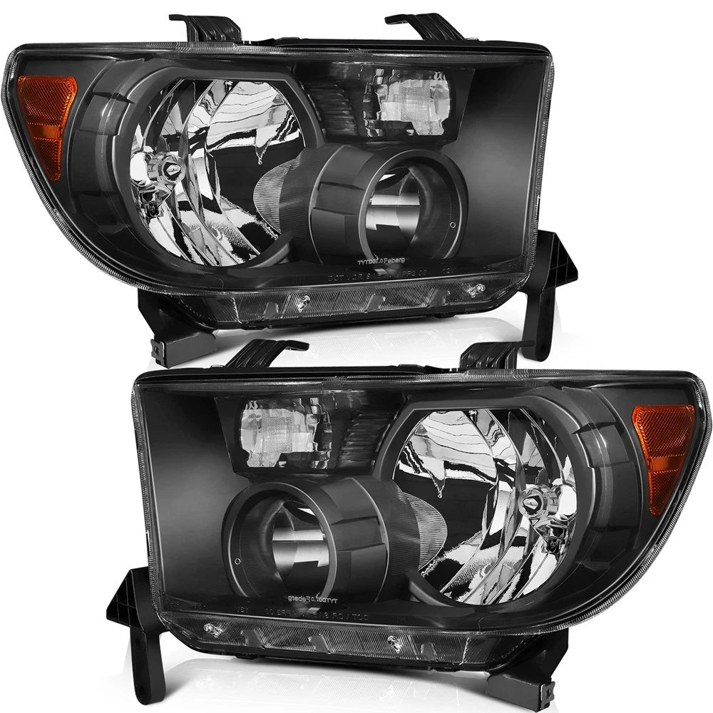 Set of 2 Headlight Assemblies for Toyota Tundra (2007-2013)