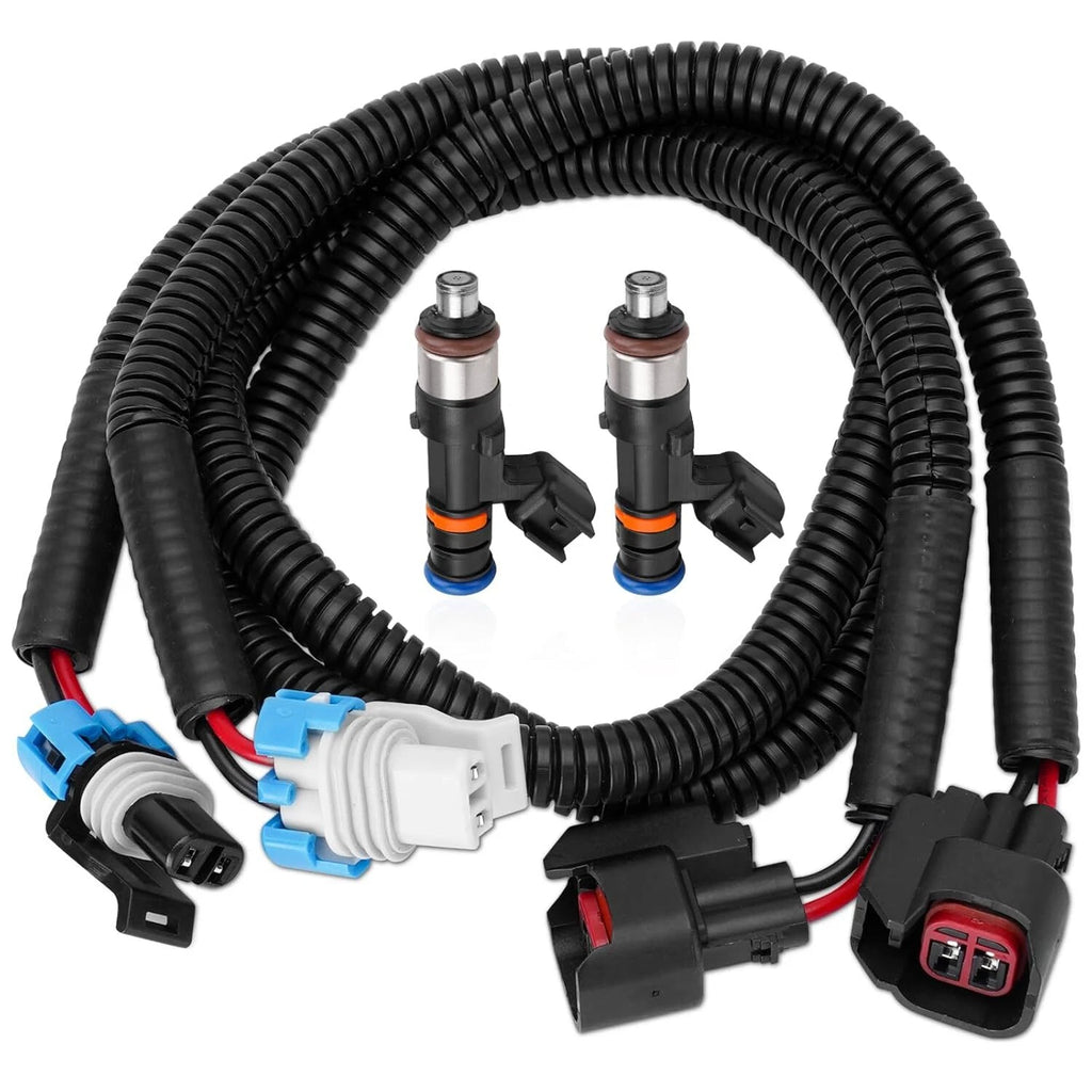 2X Fuel Injectors w/ Harness for Polaris Ranger XP 800 (2011–2014)