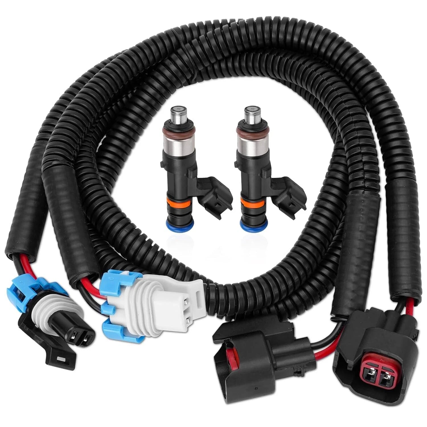 2X Fuel Injectors w/ Harness for Polaris Ranger XP 800 (2011–2014)