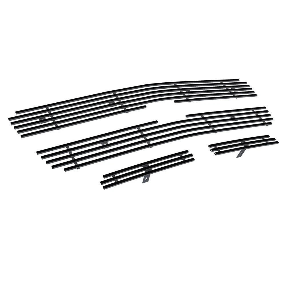 Stainless Black Billet Grille Insert Combo for Chevy Avalanche (2002–2006)