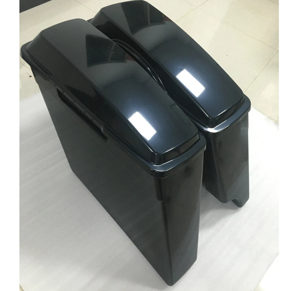 Stretched Extended Hard Saddlebags for Harley Touring (1993–2013)