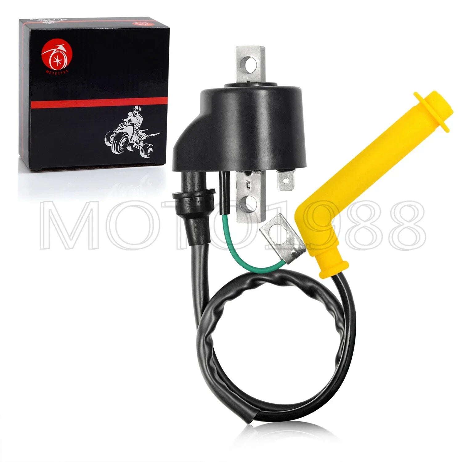Ignition Coil and Spark Plug Cap for Honda Rincon 650 TRX650 (2003-2005)