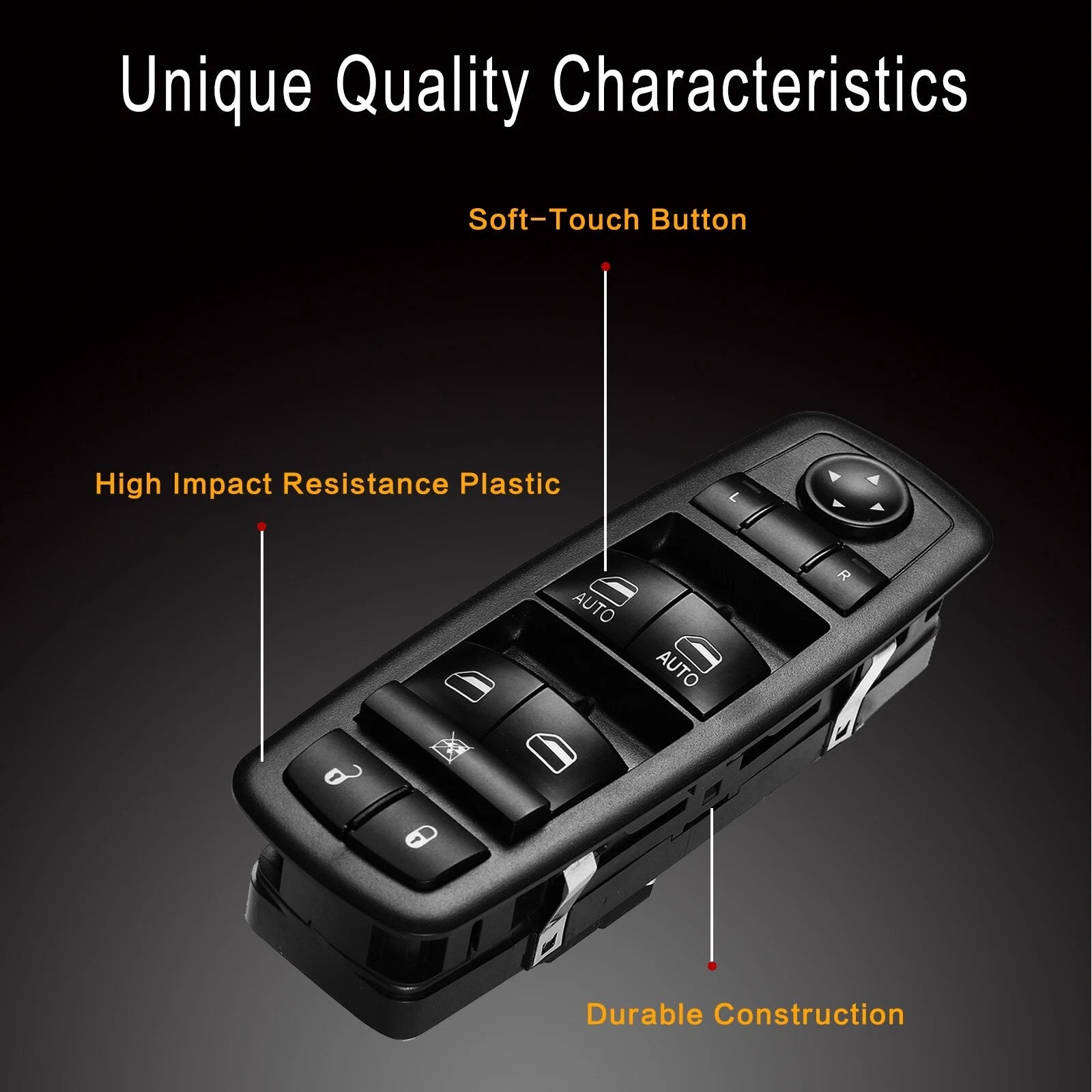 Master Power Window Control Switch for Chrysler 200 300 Dodge Charger Ram (2011–2019)