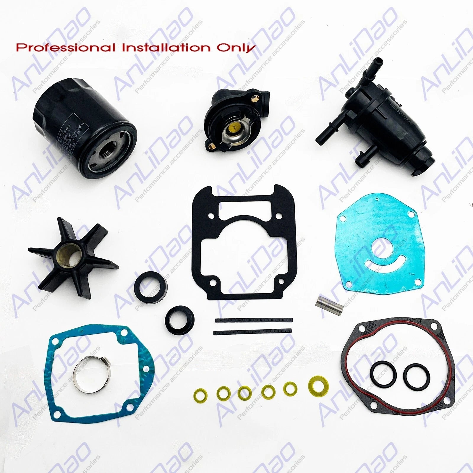 Maintenance Kit for Mercury 175 200 225HP V6 3.4 4-Stroke (2000–2005) 8M0149930 47-8M0142980