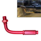 Throttle Cable Adjuster for Universal Motorcycle (90 Degree, Red)
