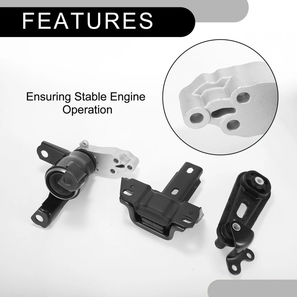 Engine Motor Trans Mount Set for Mazda 2 1.5L (2011–2013)