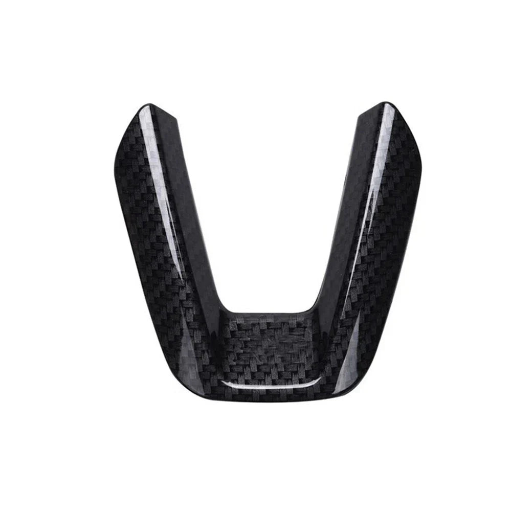 Carbon Fiber Style ABS Steering Wheel Center Trim Cover for MAZDA 3 CX-5 CX-9
