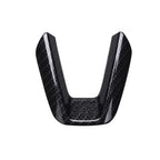Carbon Fiber Style ABS Steering Wheel Center Trim Cover for MAZDA 3 CX-5 CX-9