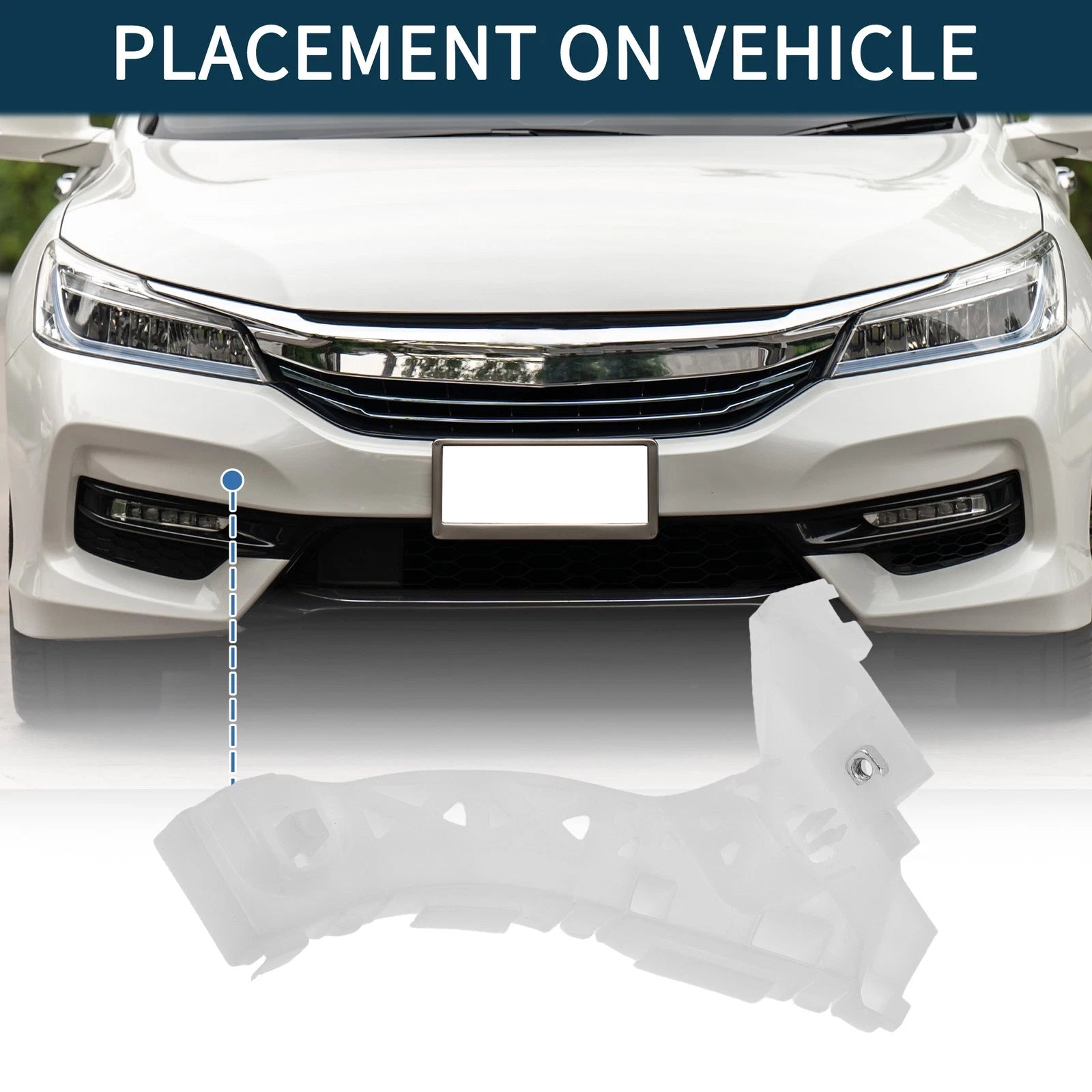 1pc Right Front Bumper Retainer Bracket No.BN8V500T1 for Mazda 3 (2004–2009)