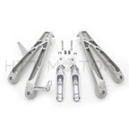 Set of 2 Rear Passenger Footrest Pegs Bracket for Honda CBR1000RR (2004–2007)
