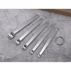 Set of 5 Stainless Steel Measuring Spoons for Kitchen Tools