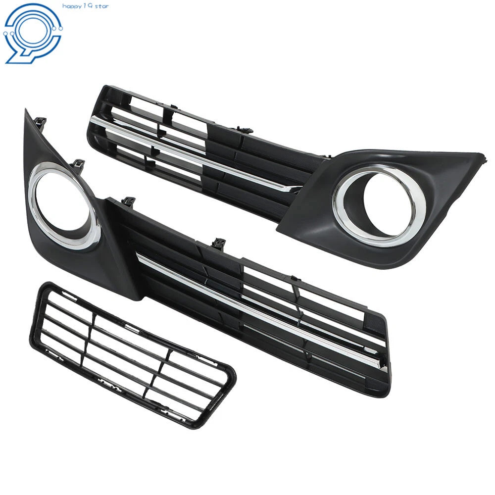 Front Bumper Lower Grille Fog Light Cover for Toyota Camry SE (2012–2014) LH+RH