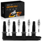 Ignition Coil + Spark Plugs Set for Chevrolet Aveo (2004-2011)