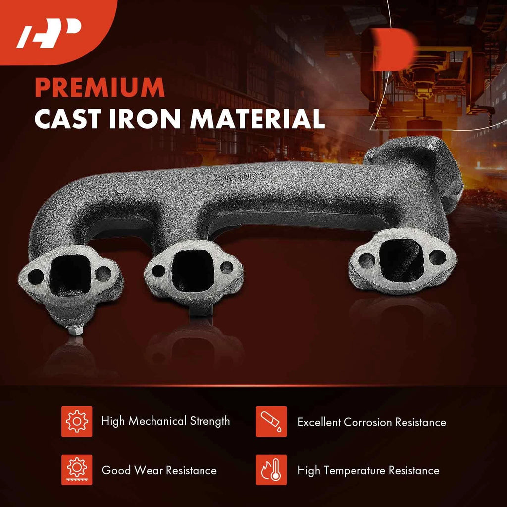 Exhaust Manifold with Gasket for Chevrolet C1500 C2500 GMC K2500 (1990–1999)