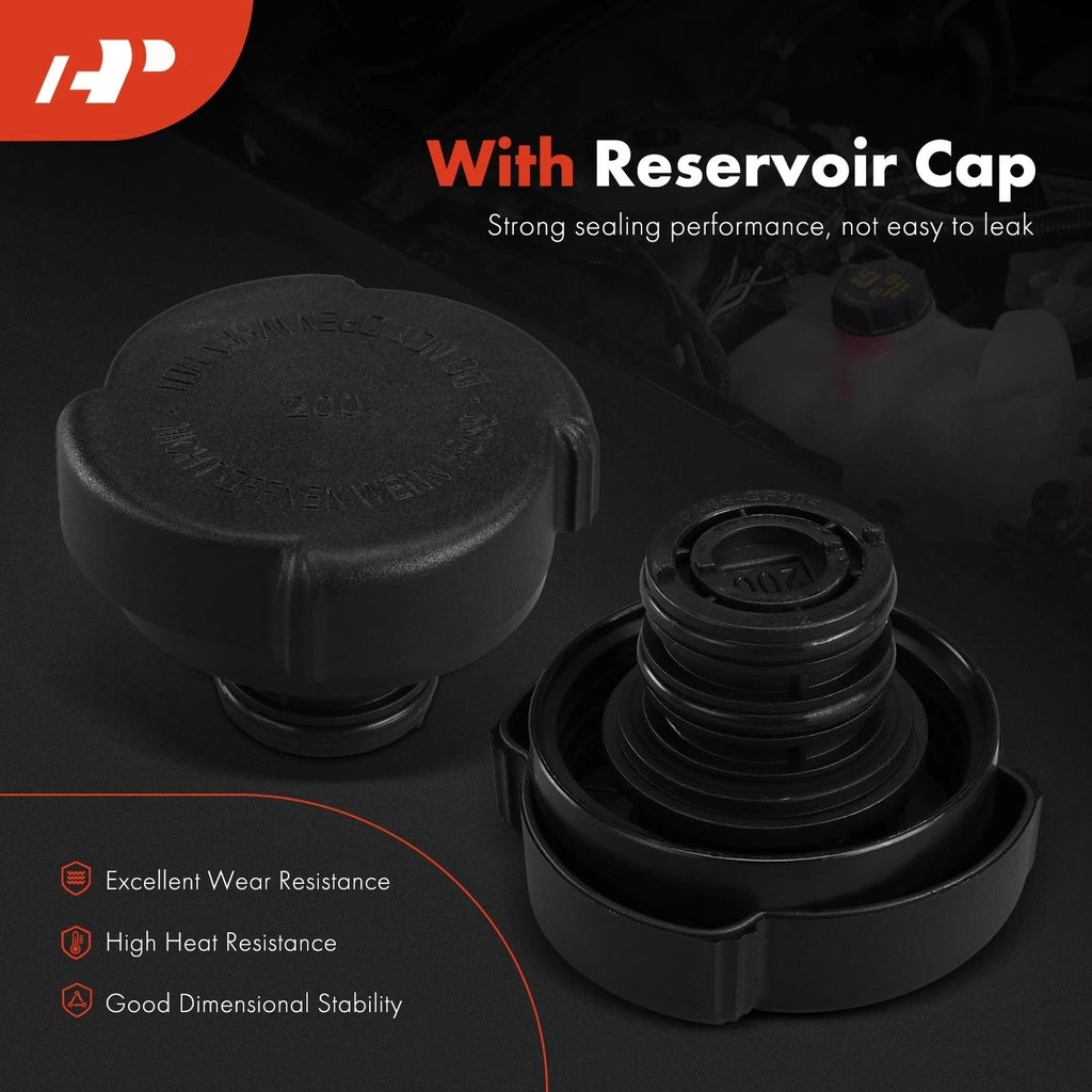 Front Engine Coolant Reservoir with Cap & Sensor for BMW E39 M5 (1996-2003)