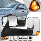Power Heated Chrome Towing Mirror with LED Signal for Dodge Ram 1500-3500 (2002–2009)