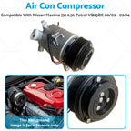 Air Con Compressor for Nissan Maxima J32 2.5L VQ25DE (2009–2014)