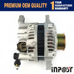 Alternator for Nissan Sentra 200SX (1995–1999) 80A 1.6L