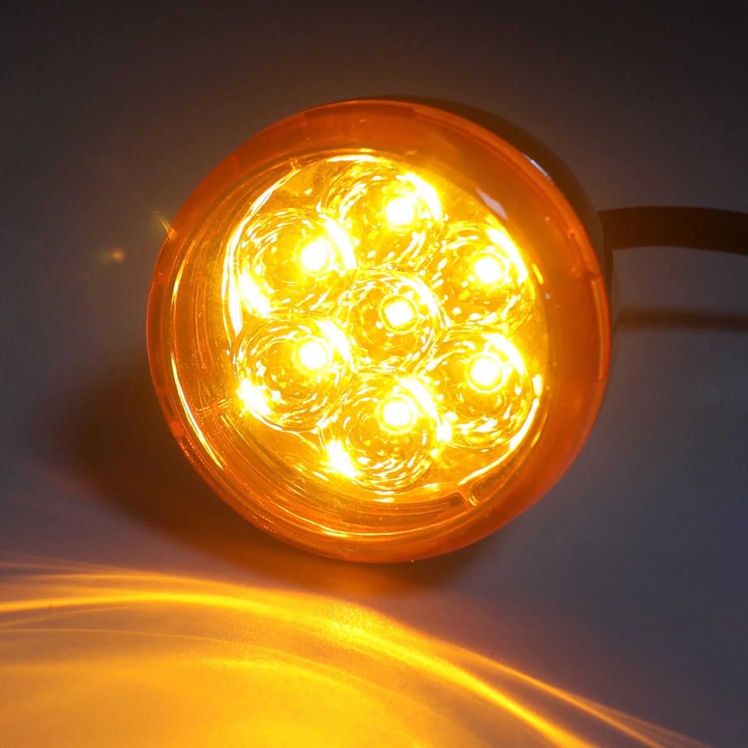 Rear Running Brake Turn Signal Light Indicator Amber for Harley Sportster 883 1200 (2004–2023)