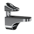 Adjustable Glass Shelf Bracket for Wall Mount (Polished Chrome)