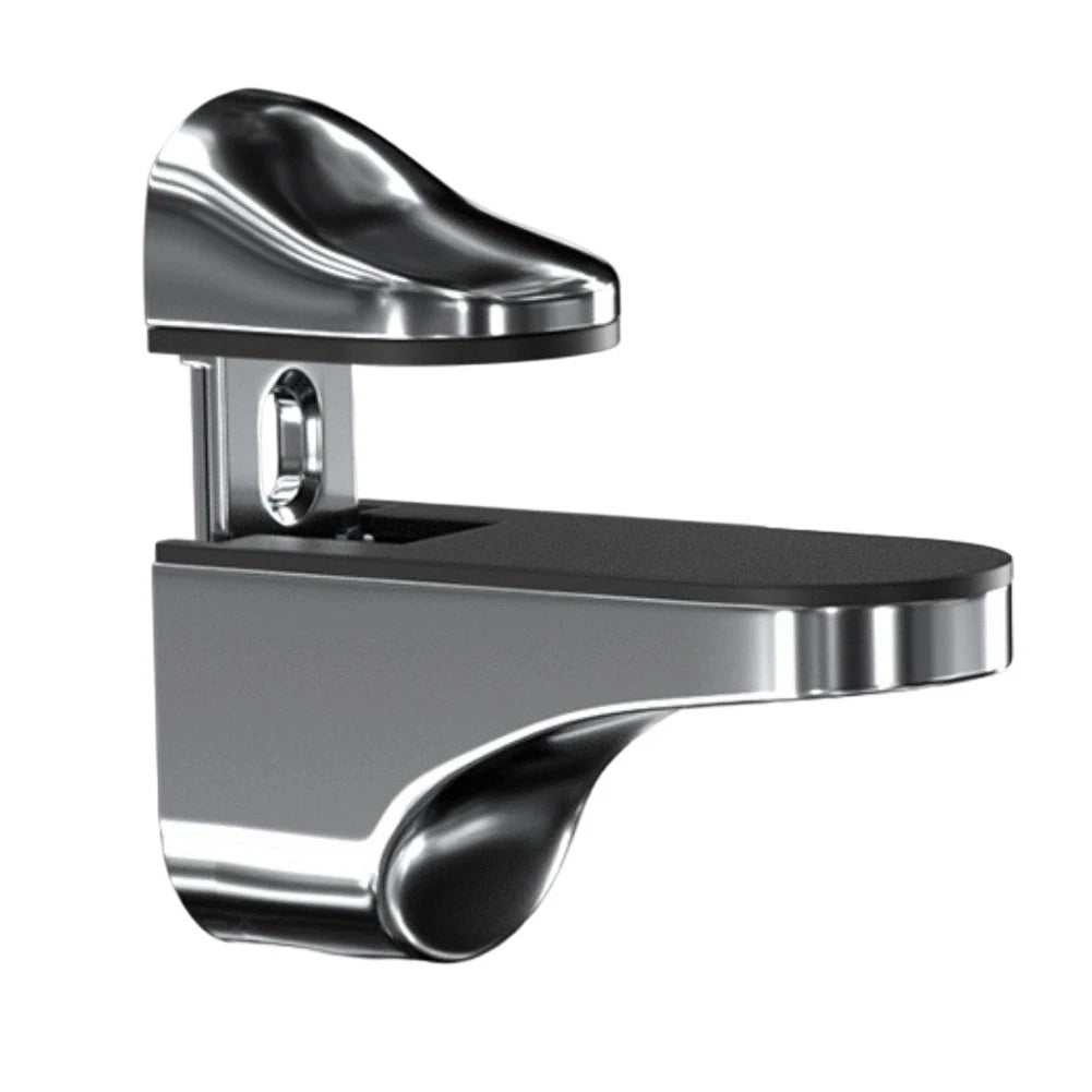 Adjustable Glass Shelf Bracket for Wall Mount (Polished Chrome)