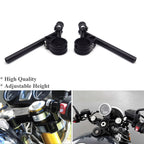 Adjustable Black Riser Clip-On Handlebars for BMW R Nine T (2014–2019)