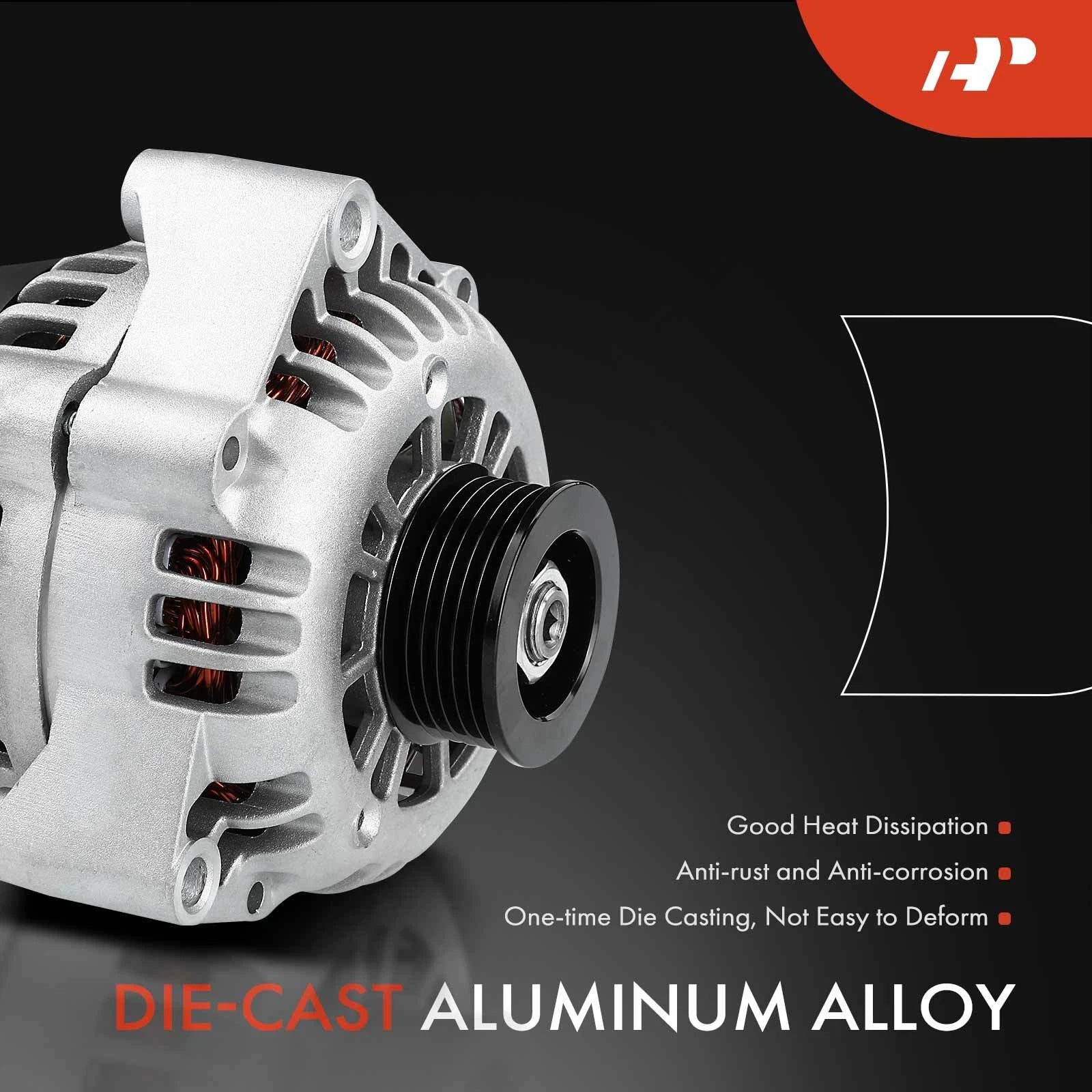 Alternator for Chevrolet Blazer, Astro, S10, GMC Jimmy (1998–2000)