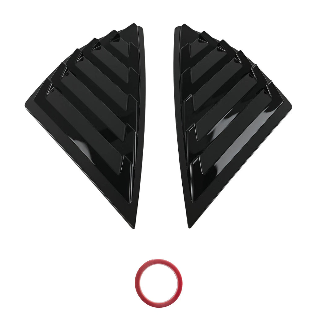 ABS Gloss Side Window Louvers for Ford Fusion Mondeo (2013–2020)