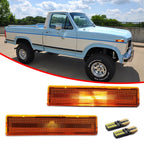 Set of 2 Amber LED Side Marker Lights for Ford Bronco F150 F250 F350