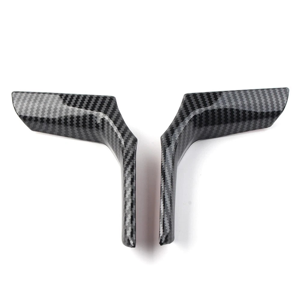 2X Carbon Fiber Steering Wheel Cover Trim for BMW 3 Series G20 (2019–2021)