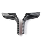 2X Carbon Fiber Steering Wheel Cover Trim for BMW 3 Series G20 (2019–2021)