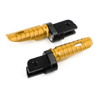Front Footrests Foot Pegs for BMW R nineT Scrambler/Pure (2016–2020), F900R, F900XR, Gold