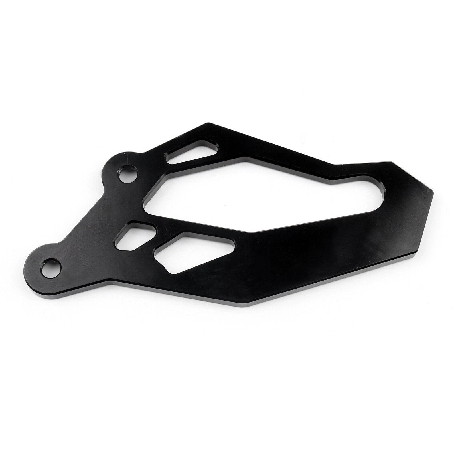 CNC Black Footrest Rearset Adapter Plates for Yamaha YZF R3 R25 MT-03 (2013–2019)