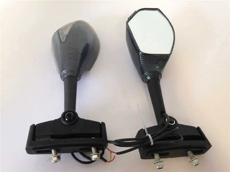 Turn Signal Integrated Mirrors for Yamaha YZF 600 R1 FZR600 FZ1 (1998–2009)