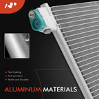 A/C Condenser with Receiver Drier for Mercedes-Benz C300 C400 C63 AMG (2015–2019)